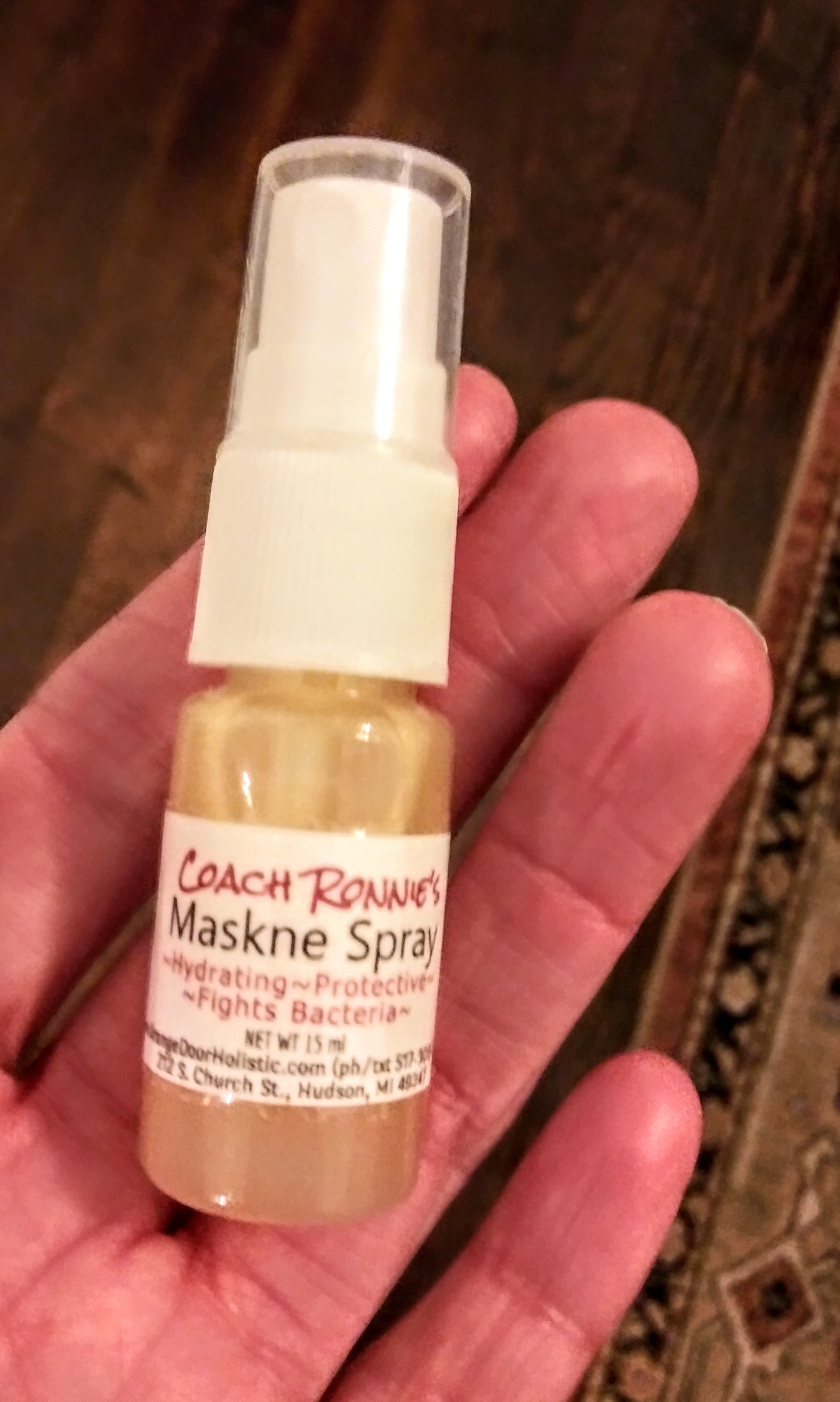 "Maskne" Spray